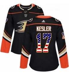 Womens Adidas Anaheim Ducks 17 Ryan Kesler Authentic Black USA Flag Fashion NHL Jersey Womens Adidas Anaheim Ducks 17 Ryan Kesler Authentic Black USA Flag Fashion NHL Jersey