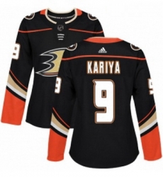 Womens Adidas Anaheim Ducks 9 Paul Kariya Premier Black Home NHL Jersey Womens Adidas Anaheim Ducks 9 Paul Kariya Premier Black Home NHL Jersey