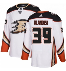 Youth Adidas Anaheim Ducks 39 Joseph Blandisi Authentic White Away NHL Jersey Youth Adidas Anaheim Ducks 39 Joseph Blandisi Authentic White Away NHL Jersey