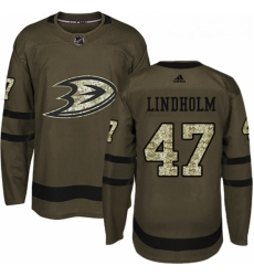 Youth Adidas Anaheim Ducks 47 Hampus Lindholm Premier Green Salute to Service NHL Jersey Youth Adidas Anaheim Ducks 47 Hampus Lindholm Premier Green Salute to Service NHL Jersey