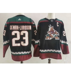 Men Arizona Coyotes 23 Oliver Ekman Larsson Throwback Kachina Black Jersey Men Arizona Coyotes 23 Oliver Ekman Larsson Throwback Kachina Black Jersey