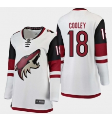 Men Arizona Coyotes Logan Cooley #18 Stitched NHL Home White Jersey Men Arizona Coyotes Logan Cooley #18 Stitched NHL Home White Jersey