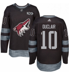 Mens Adidas Arizona Coyotes 10 Anthony Duclair Authentic Black 1917 2017 100th Anniversary NHL Jersey Mens Adidas Arizona Coyotes 10 Anthony Duclair Authentic Black 1917 2017 100th Anniversary NHL Jersey