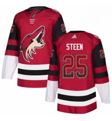 Mens Adidas Arizona Coyotes 25 Thomas Steen Authentic Maroon Drift Fashion NHL Jersey Mens Adidas Arizona Coyotes 25 Thomas Steen Authentic Maroon Drift Fashion NHL Jersey