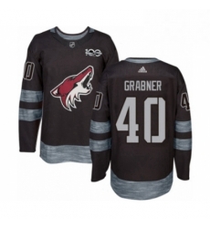 Mens Adidas Arizona Coyotes 40 Michael Grabner Authentic Black 1917 2017 100th Anniversary NHL Jersey Mens Adidas Arizona Coyotes 40 Michael Grabner Authentic Black 1917 2017 100th Anniversary NHL Jersey