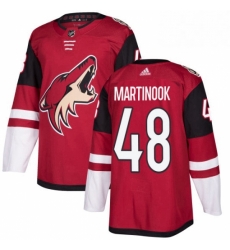 Mens Adidas Arizona Coyotes 48 Jordan Martinook Premier Burgundy Red Home NHL Jersey Mens Adidas Arizona Coyotes 48 Jordan Martinook Premier Burgundy Red Home NHL Jersey