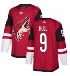 Mens Adidas Arizona Coyotes 9 Bobby Hull Authentic Burgundy Red Home NHL Jersey Mens Adidas Arizona Coyotes 9 Bobby Hull Authentic Burgundy Red Home NHL Jersey