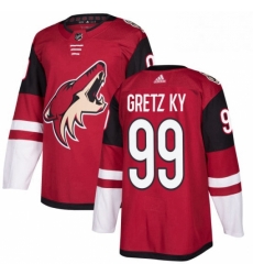Mens Adidas Arizona Coyotes 99 Wayne Gretzky Premier Burgundy Red Home NHL Jersey Mens Adidas Arizona Coyotes 99 Wayne Gretzky Premier Burgundy Red Home NHL Jersey