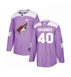 Youth Adidas Arizona Coyotes 40 Michael Grabner Authentic Purple Fights Cancer Practice NHL Jersey Youth Adidas Arizona Coyotes 40 Michael Grabner Authentic Purple Fights Cancer Practice NHL Jersey