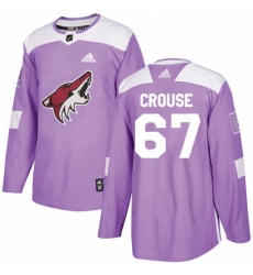 Youth Adidas Arizona Coyotes 67 Lawson Crouse Authentic Purple Fights Cancer Practice NHL Jersey Youth Adidas Arizona Coyotes 67 Lawson Crouse Authentic Purple Fights Cancer Practice NHL Jersey