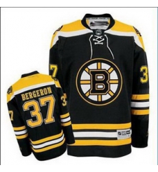 Boston Bruins #37 Patrice Bergeron Black Boston Bruins #37 Patrice Bergeron Black