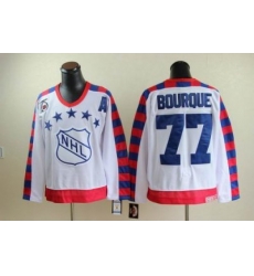 Boston Bruins #77 Ray Bourque all star 75th Anniversary white CCM Jersey Boston Bruins #77 Ray Bourque all star 75th Anniversary white CCM Jersey