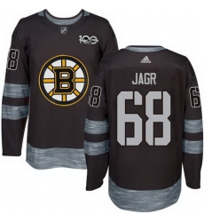 Bruins #68 Jaromir Jagr Black 1917 2017 100th Anniversary Stitched NHL Jersey Bruins #68 Jaromir Jagr Black 1917 2017 100th Anniversary Stitched NHL Jersey
