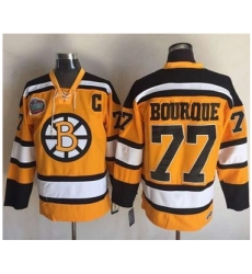 Bruins #77 Ray Bourque Yellow Winter Classic CCM Throwback Stitched NHL Jersey Bruins #77 Ray Bourque Yellow Winter Classic CCM Throwback Stitched NHL Jersey