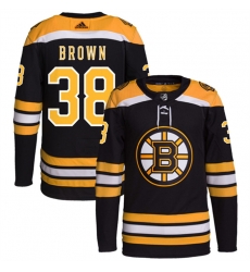 Men Boston Bruins 38 Patrick Brown Black Stitched Jersey Men Boston Bruins 38 Patrick Brown Black Stitched Jersey