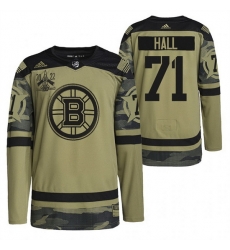 Men Boston Bruins 71 Taylor Hall 2022 Camo Military Appreciation Night Stitched jersey Men Boston Bruins 71 Taylor Hall 2022 Camo Military Appreciation Night Stitched jersey