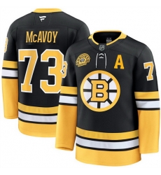 Men Boston Bruins 73 Charlie McAvoy Black 100th Anniversary With Patch Stitched Hockey Jersey Men Boston Bruins 73 Charlie McAvoy Black 100th Anniversary With Patch Stitched Hockey Jersey