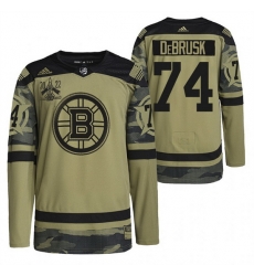 Men Boston Bruins 74 Jake DeBrusk 2022 Camo Military Appreciation Night Stitched jersey Men Boston Bruins 74 Jake DeBrusk 2022 Camo Military Appreciation Night Stitched jersey
