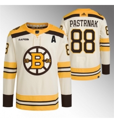 Men Boston Bruins 88 David Pastrnak Cream With Rapid7 Patch 100th Anniversary Stitched Jersey Men Boston Bruins 88 David Pastrnak Cream With Rapid7 Patch 100th Anniversary Stitched Jersey