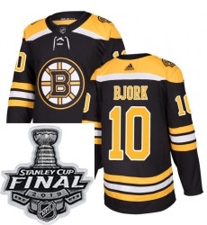 Mens Adidas Boston Bruins 10 Anders Bjork Authentic Black Home NHL Jersey Mens Adidas Boston Bruins 10 Anders Bjork Authentic Black Home NHL Jersey