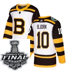 Mens Adidas Boston Bruins 10 Anders Bjork Authentic White 2019 Winter Classic NHL Jersey (1) Mens Adidas Boston Bruins 10 Anders Bjork Authentic White 2019 Winter Classic NHL Jersey (1)