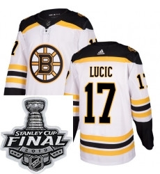 Mens Adidas Boston Bruins 17 Milan Lucic Authentic White Away NHL Jersey Mens Adidas Boston Bruins 17 Milan Lucic Authentic White Away NHL Jersey