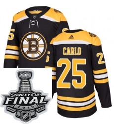 Mens Adidas Boston Bruins 25 Brandon Carlo Authentic Black Home NHL Jersey Mens Adidas Boston Bruins 25 Brandon Carlo Authentic Black Home NHL Jersey