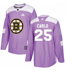 Mens Adidas Boston Bruins 25 Brandon Carlo Authentic Purple Fights Cancer Practice NHL Jersey Mens Adidas Boston Bruins 25 Brandon Carlo Authentic Purple Fights Cancer Practice NHL Jersey