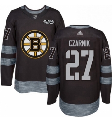 Mens Adidas Boston Bruins 27 Austin Czarnik Premier Black 1917 2017 100th Anniversary NHL Jersey Mens Adidas Boston Bruins 27 Austin Czarnik Premier Black 1917 2017 100th Anniversary NHL Jersey