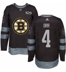 Mens Adidas Boston Bruins 4 Bobby Orr Premier Black 1917 2017 100th Anniversary NHL Jersey Mens Adidas Boston Bruins 4 Bobby Orr Premier Black 1917 2017 100th Anniversary NHL Jersey