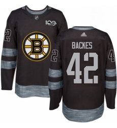 Mens Adidas Boston Bruins 42 David Backes Premier Black 1917 2017 100th Anniversary NHL Jersey Mens Adidas Boston Bruins 42 David Backes Premier Black 1917 2017 100th Anniversary NHL Jersey