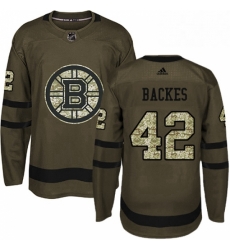 Mens Adidas Boston Bruins 42 David Backes Premier Green Salute to Service NHL Jersey Mens Adidas Boston Bruins 42 David Backes Premier Green Salute to Service NHL Jersey