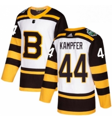 Mens Adidas Boston Bruins 44 Steven Kampfer Authentic White 2019 Winter Classic NHL Jerse Mens Adidas Boston Bruins 44 Steven Kampfer Authentic White 2019 Winter Classic NHL Jerse