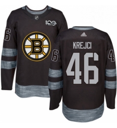Mens Adidas Boston Bruins 46 David Krejci Premier Black 1917 2017 100th Anniversary NHL Jersey Mens Adidas Boston Bruins 46 David Krejci Premier Black 1917 2017 100th Anniversary NHL Jersey