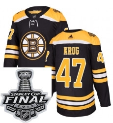 Mens Adidas Boston Bruins 47 Torey Krug Authentic Black Home NHL Jersey Mens Adidas Boston Bruins 47 Torey Krug Authentic Black Home NHL Jersey