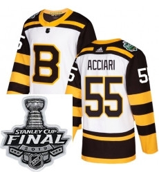 Mens Adidas Boston Bruins 55 Noel Acciari Authentic White 2019 Winter Classic NHL Jersey Mens Adidas Boston Bruins 55 Noel Acciari Authentic White 2019 Winter Classic NHL Jersey