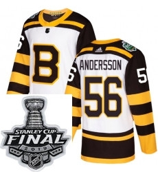 Mens Adidas Boston Bruins 56 Axel Andersson Authentic White 2019 Winter Classic NHL Jersey Mens Adidas Boston Bruins 56 Axel Andersson Authentic White 2019 Winter Classic NHL Jersey