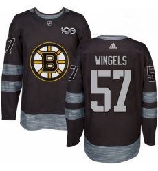 Mens Adidas Boston Bruins 57 Tommy Wingels Authentic Black 1917 2017 100th Anniversary NHL Jersey Mens Adidas Boston Bruins 57 Tommy Wingels Authentic Black 1917 2017 100th Anniversary NHL Jersey