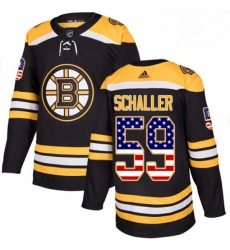 Mens Adidas Boston Bruins 59 Tim Schaller Authentic Black USA Flag Fashion NHL Jersey Mens Adidas Boston Bruins 59 Tim Schaller Authentic Black USA Flag Fashion NHL Jersey