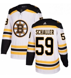 Mens Adidas Boston Bruins 59 Tim Schaller Authentic White Away NHL Jersey Mens Adidas Boston Bruins 59 Tim Schaller Authentic White Away NHL Jersey