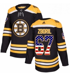Mens Adidas Boston Bruins 67 Jakub Zboril Authentic Black USA Flag Fashion NHL Jersey Mens Adidas Boston Bruins 67 Jakub Zboril Authentic Black USA Flag Fashion NHL Jersey