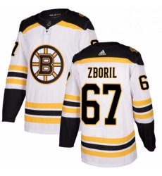 Mens Adidas Boston Bruins 67 Jakub Zboril Authentic White Away NHL Jersey Mens Adidas Boston Bruins 67 Jakub Zboril Authentic White Away NHL Jersey