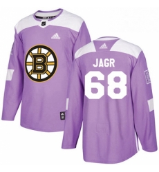 Mens Adidas Boston Bruins 68 Jaromir Jagr Authentic Purple Fights Cancer Practice NHL Jersey Mens Adidas Boston Bruins 68 Jaromir Jagr Authentic Purple Fights Cancer Practice NHL Jersey