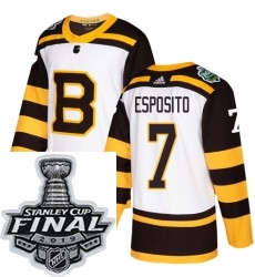Mens Adidas Boston Bruins 7 Phil Esposito Authentic White 2019 Winter Classic NHL Jersey Mens Adidas Boston Bruins 7 Phil Esposito Authentic White 2019 Winter Classic NHL Jersey