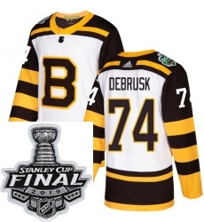 Mens Adidas Boston Bruins 74 Jake DeBrusk Authentic White 2019 Winter Classic NHL Jersey Mens Adidas Boston Bruins 74 Jake DeBrusk Authentic White 2019 Winter Classic NHL Jersey