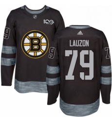 Mens Adidas Boston Bruins 79 Jeremy Lauzon Premier Black 1917 2017 100th Anniversary NHL Jersey Mens Adidas Boston Bruins 79 Jeremy Lauzon Premier Black 1917 2017 100th Anniversary NHL Jersey