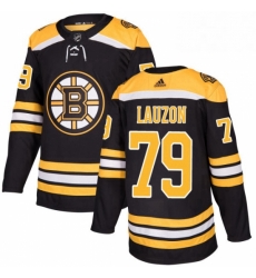 Mens Adidas Boston Bruins 79 Jeremy Lauzon Premier Black Home NHL Jersey Mens Adidas Boston Bruins 79 Jeremy Lauzon Premier Black Home NHL Jersey