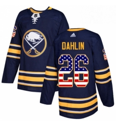 Mens Adidas Buffalo Sabres 26 Rasmus Dahlin Authentic Navy Blue USA Flag Fashion NHL Jersey Mens Adidas Buffalo Sabres 26 Rasmus Dahlin Authentic Navy Blue USA Flag Fashion NHL Jersey