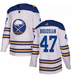 Mens Adidas Buffalo Sabres 47 Zach Bogosian Authentic White 2018 Winter Classic NHL Jersey Mens Adidas Buffalo Sabres 47 Zach Bogosian Authentic White 2018 Winter Classic NHL Jersey