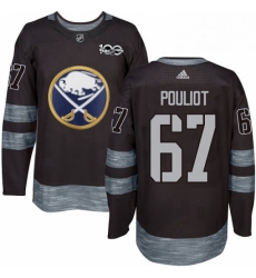 Mens Adidas Buffalo Sabres 67 Benoit Pouliot Authentic Black 1917 2017 100th Anniversary NHL Jersey Mens Adidas Buffalo Sabres 67 Benoit Pouliot Authentic Black 1917 2017 100th Anniversary NHL Jersey